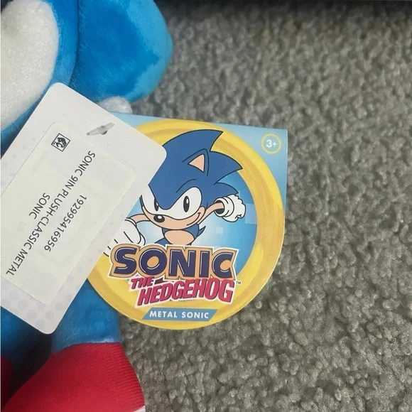 Sonic the Hedgehog Metal Sonic 9” Plush - Picture 6 of 9